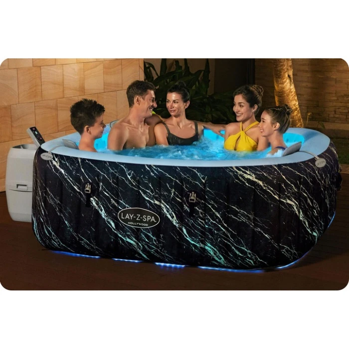 Джакузі-SPA надувне Bestway 6001F SPA Lay‑Z Hollywood 6‑місне