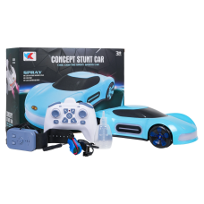 Машинка дитяча Ramiz 7022-3D на дистанційному керуванні, блакитно-чорна