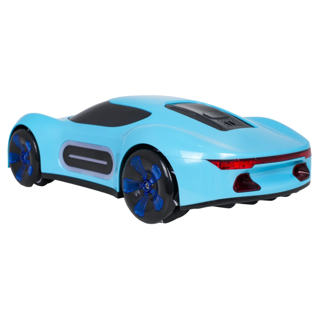 Машинка детская Ramiz 7022-3D на дистанционном управлении, голубовато-черная