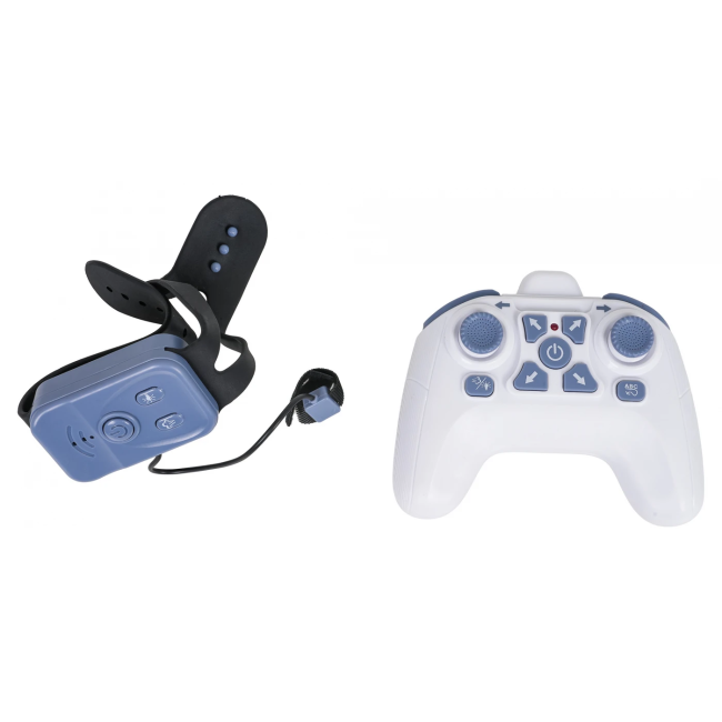 Машинка детская Ramiz 7022-3D на дистанционном управлении, голубовато-черная