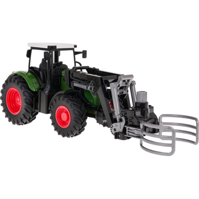 Детский игрушечный трактор с ковшом Зеленый ZAU.9954