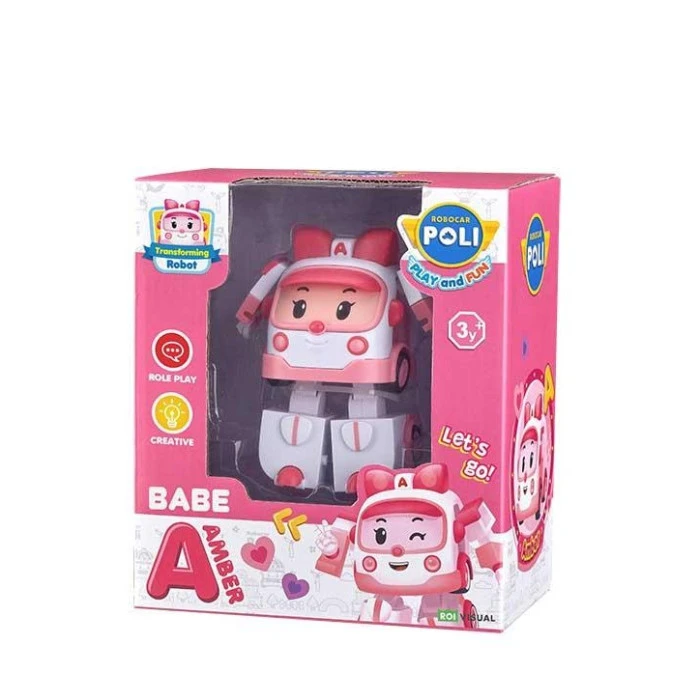 Машинка-трансформер детская Roi Visual Робокар малыш Эмбер