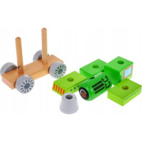 Детский поезд деревянный