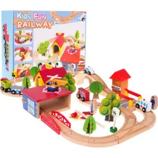 Mega дерев'яний потяг 69 ел