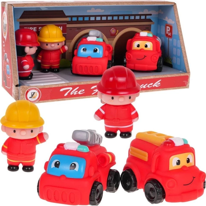Детский набор пожарных с автомобилями Ramiz ZAU.JZD-172
