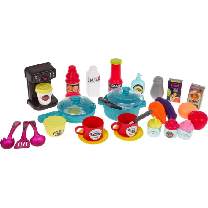 Детская кухня с функцией света, звука и воды 53 шт.