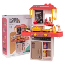 Детская кухня с функцией освещения 43 шт. Розовый