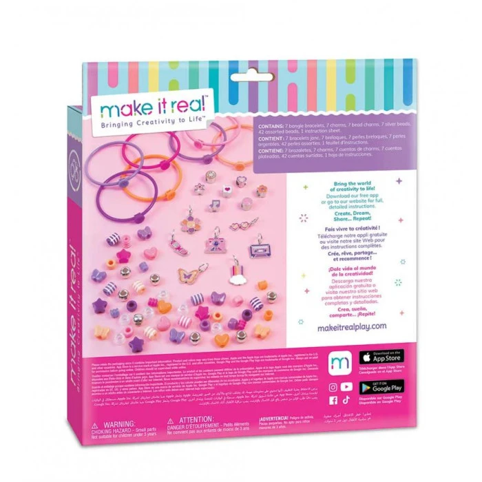 Набор для создания браслетов Make it Real Стильные бусинки