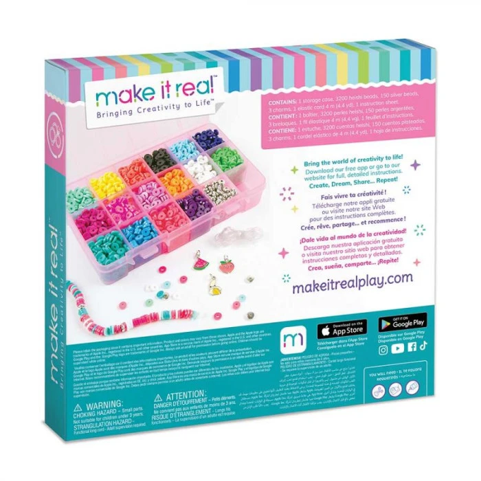 Набор для создания браслетов Хейши Make it Real Яркий кейс