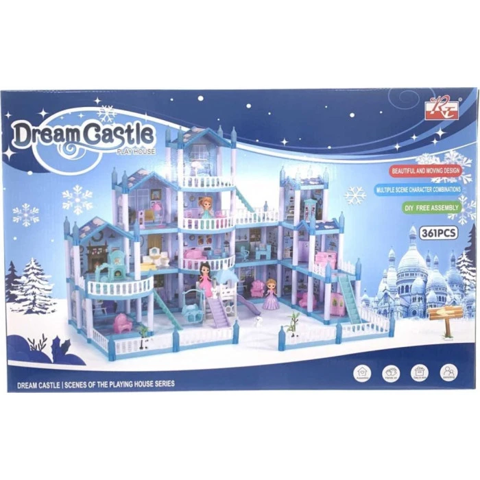 Кукольный домик GIGA+ аксессуары 280 эл.