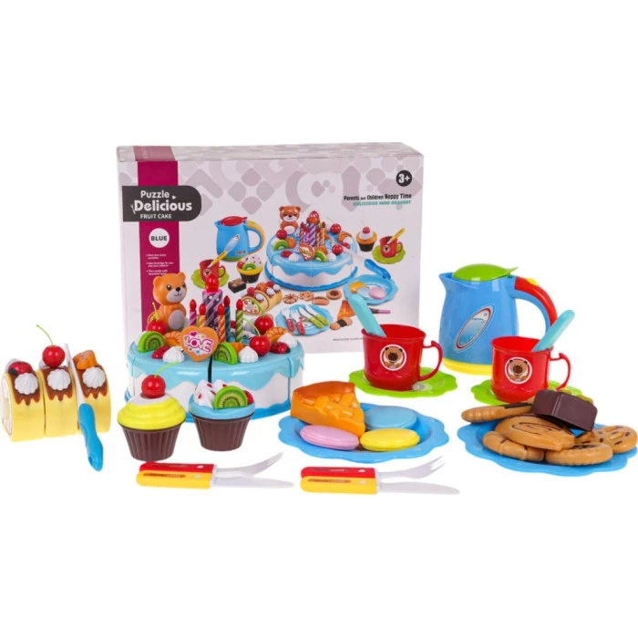 Детский игрушечный набор для вечеринки по случаю дня рождения. Синий ZDZ.WD-Y58