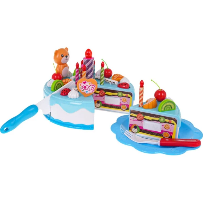 Детский игрушечный набор для вечеринки по случаю дня рождения. Синий ZDZ.WD-Y58