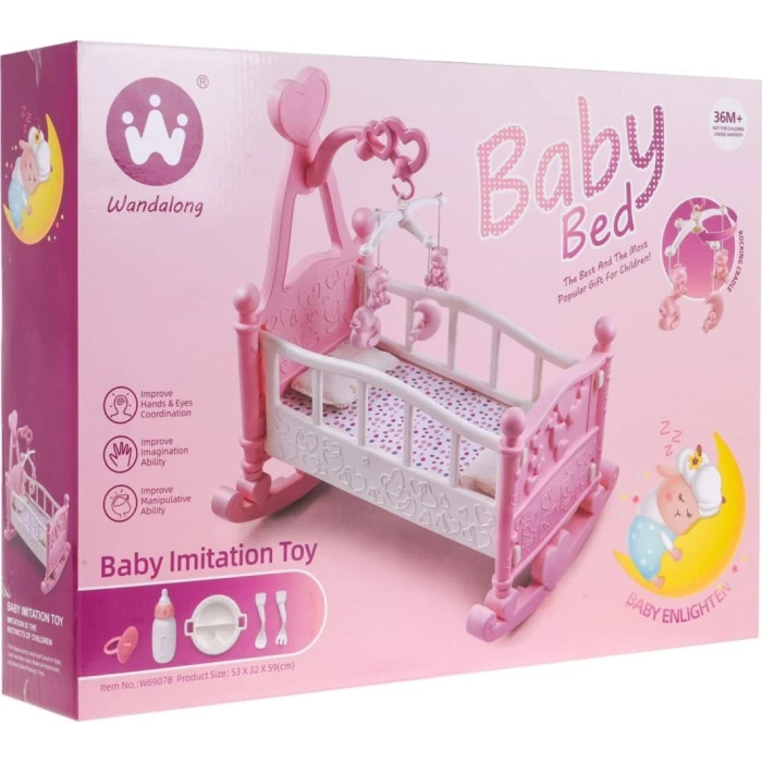 Ліжечко для ляльок RAMIZ 3+