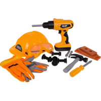 Дитячий набір інструментів з каскою "DIY" 20 ел.