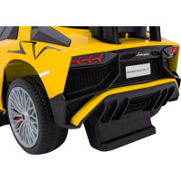 Детский толокар Lamborghini Aventador SV Желтый