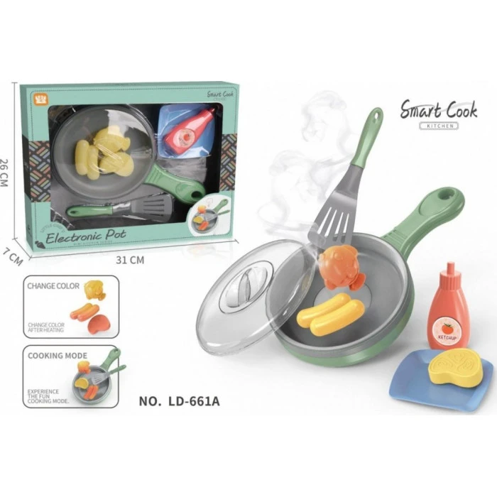 Детская интерактивная сковорода с функцией жарки для детей 3+