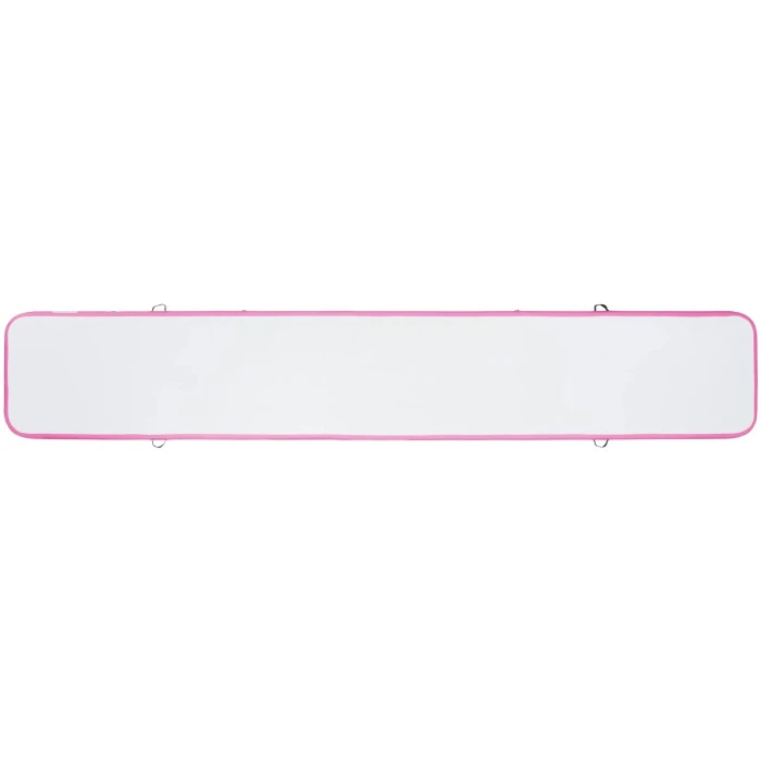 Килимок надувний VEVOR 598 x 101 x 10 см, біло-рожевий
