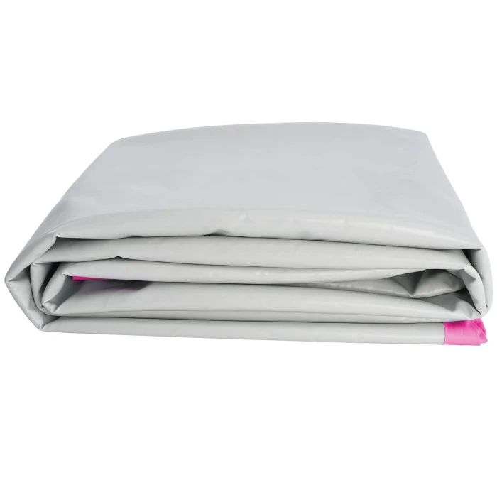 Килимок надувний VEVOR 598 x 101 x 10 см, біло-рожевий