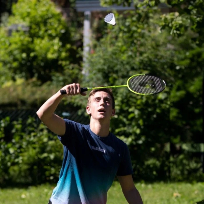 Набор для бадминтона Talbot Torro Magic Night 449405 черно-зеленый.