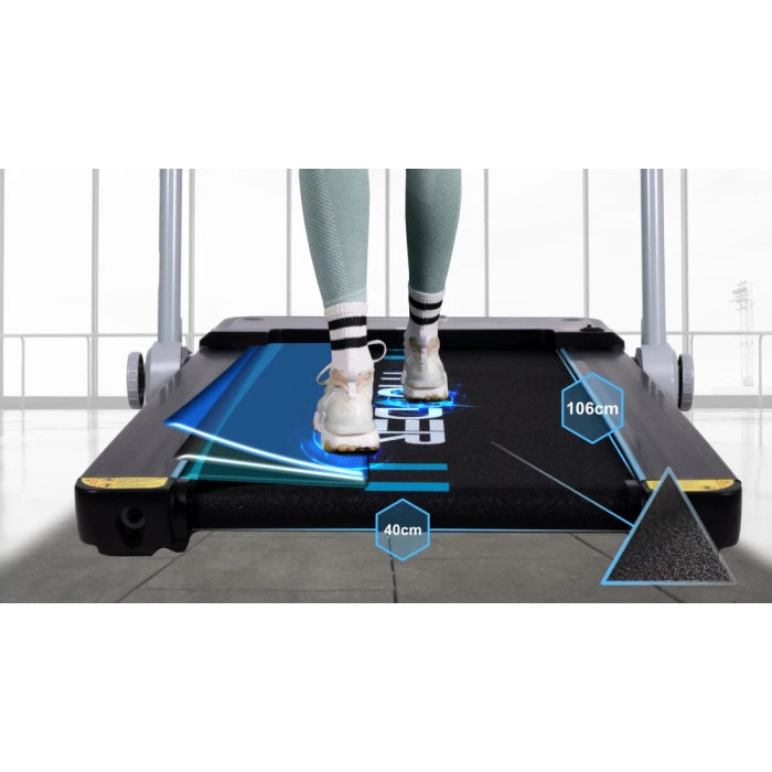 Беговая дорожка электрическая THUNDER IMPACT-SILVER