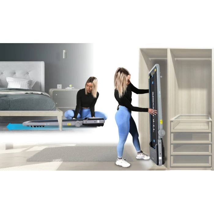 Беговая дорожка электрическая THUNDER IMPACT-SILVER