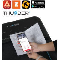 Беговая дорожка электрическая THUNDER IMPACT-SILVER