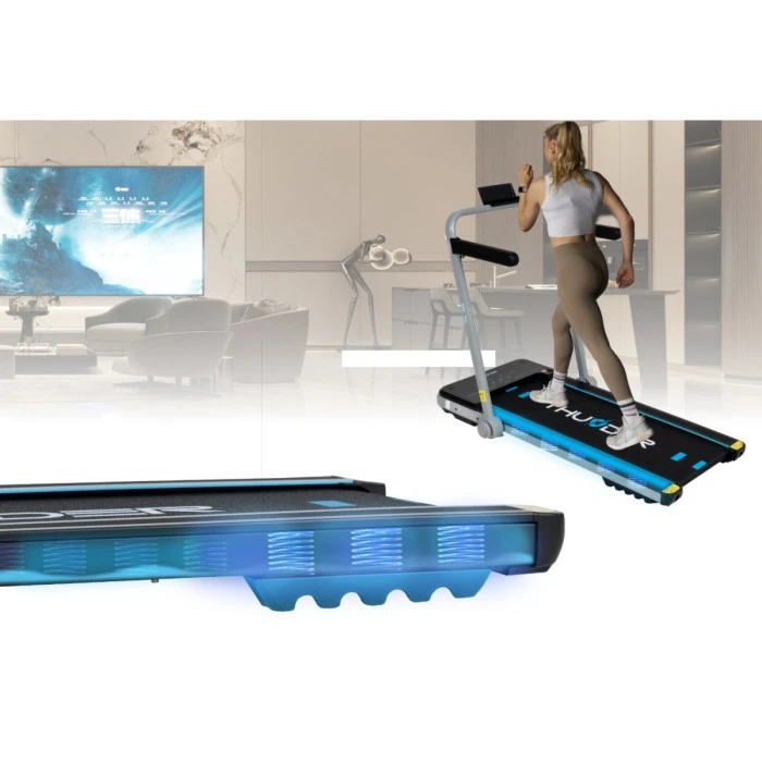 Беговая дорожка электрическая THUNDER IMPACT-SILVER