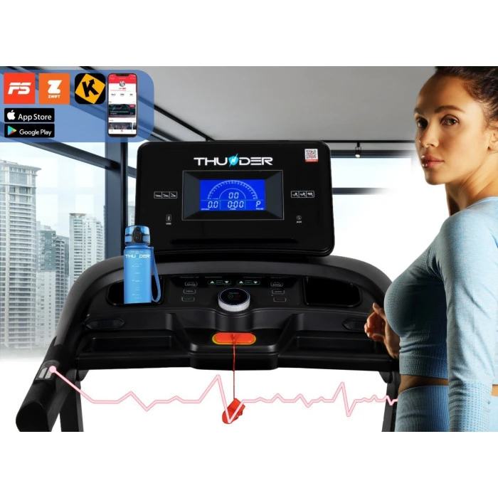 Беговая электрическая дорожка THUNDER CORE-S-BLACK