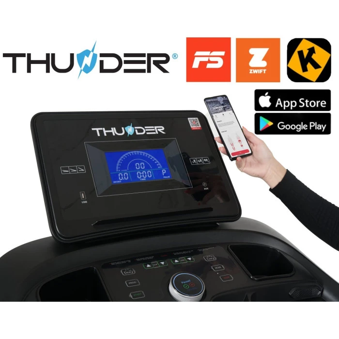 Беговая электрическая дорожка THUNDER CORE-S-BLACK