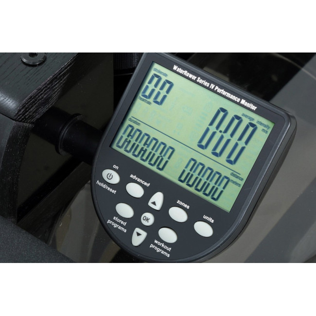 Гребной водный тренажер WaterRower Shadow S4 Ash черный
