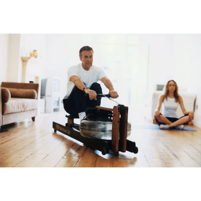 Гребной водный тренажер WaterRower Club S4 Ash черный