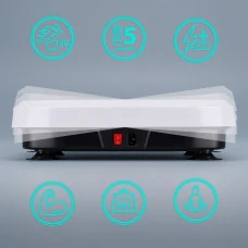 Вібраційна платформа One Fitness SVP08 чорно-біла