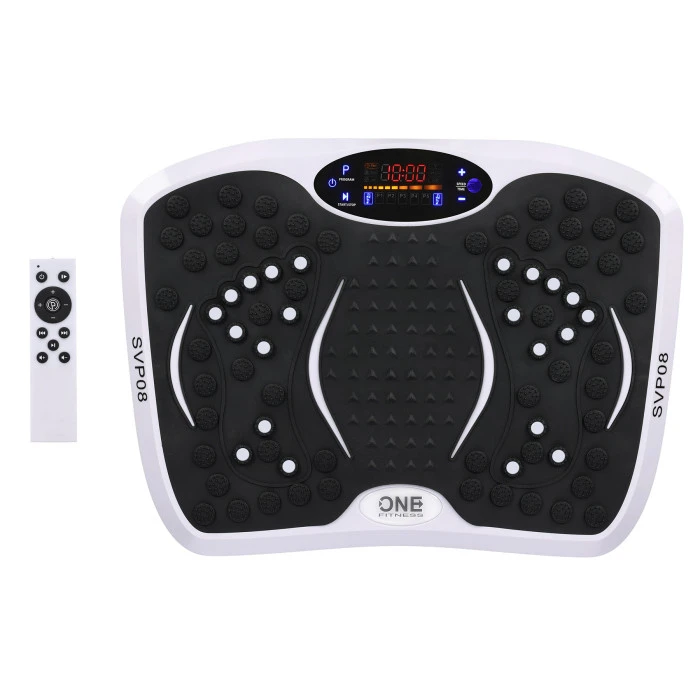 Вібраційна платформа One Fitness SVP08 чорно-біла