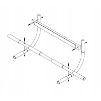 Турник дверной многофункциональный MASTER Pull-Up