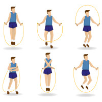 Скакалка inSPORTline Jumpstrip