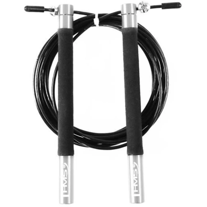 Скакалка спортивная HMS SK54 серебристая 300 см