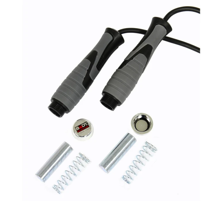 Скакалка для коррекции фигуры с утяжелителем 2 X 100Г Body Sculpture BK 256