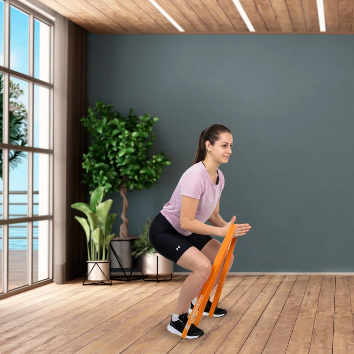 Лента-эспандер для упражнений inSPORTline Rand Strong оранжевая