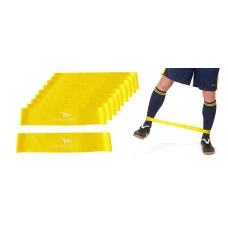 Набор лент для фитнеса 20шт, низкое сопротивление (Желтый)