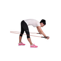 Лента-эспандер для упражнений inSPORTline Morpo 200 см красно-черная