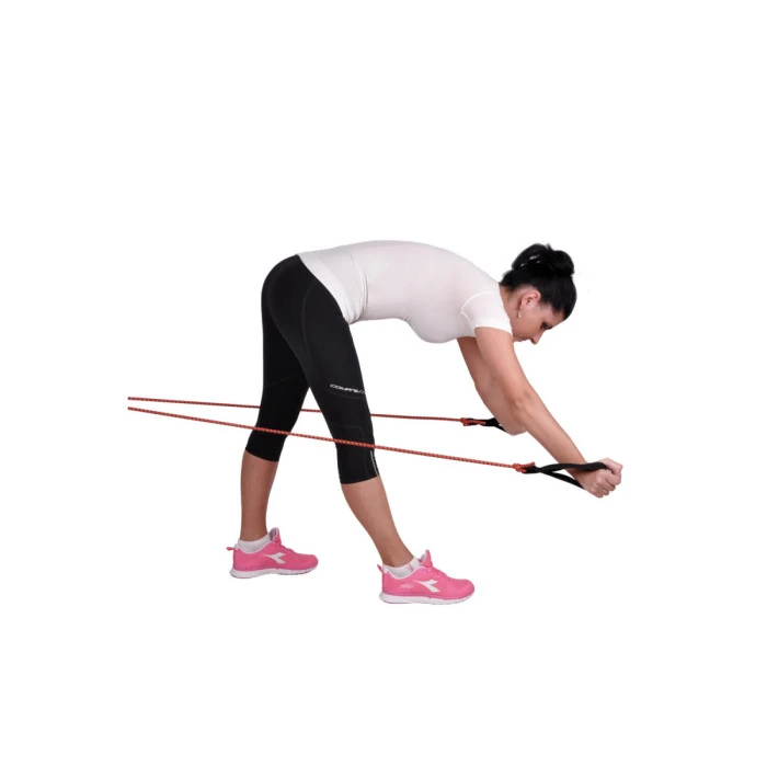 Стрічка-еспандер для вправ inSPORTline Morpo 200 см червоно-чорна