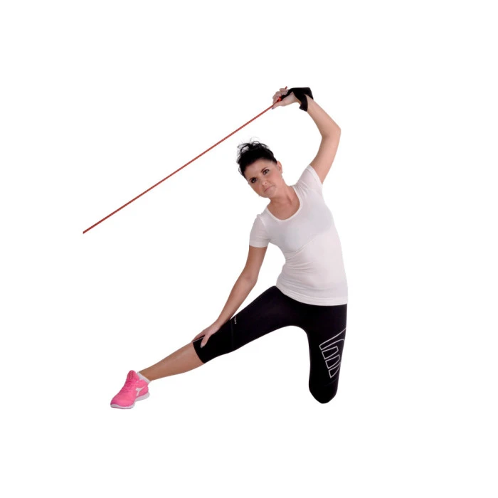 Стрічка-еспандер для вправ inSPORTline Morpo 200 см червоно-чорна