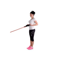 Лента-эспандер для упражнений inSPORTline Morpo 200 см красно-черная