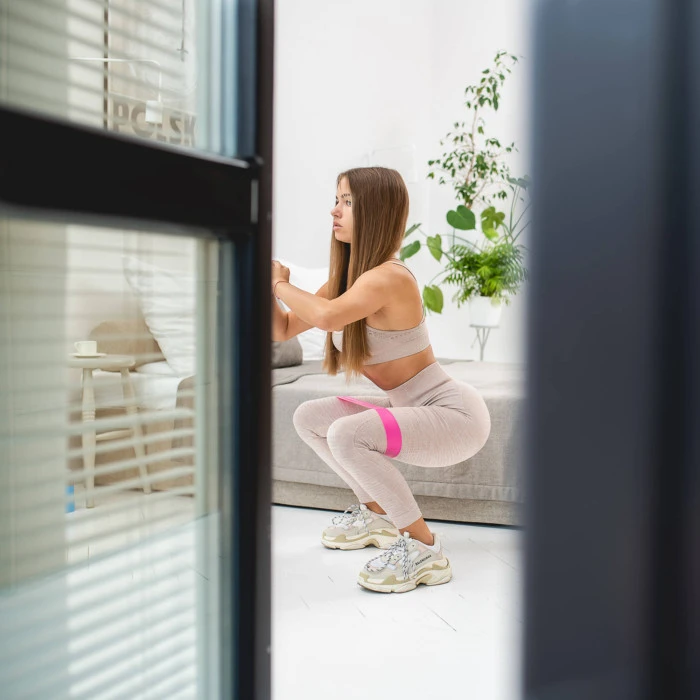 Набор из 5 розовых лент 600 x 50 мм.