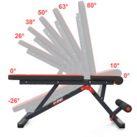 Лава регульована для жиму штанги складна K-SPORT KSSL062