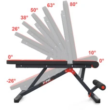 Лава регульована для жиму штанги складна K-SPORT KSSL062