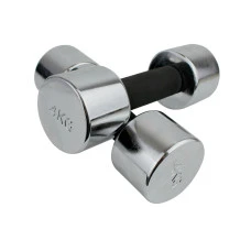 Хромированные гантели MASTER 4 кг x 2