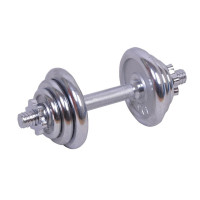 Хромована гантель з пластинами 2 х 2,5 кг 2 х 1,25 кг SPARTAN