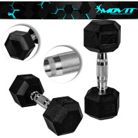 Гантелі Movit прогумовані 2 х 6 кг