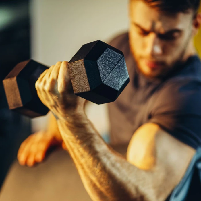 Гантели Movit прорезиненные 2 х 6 кг.